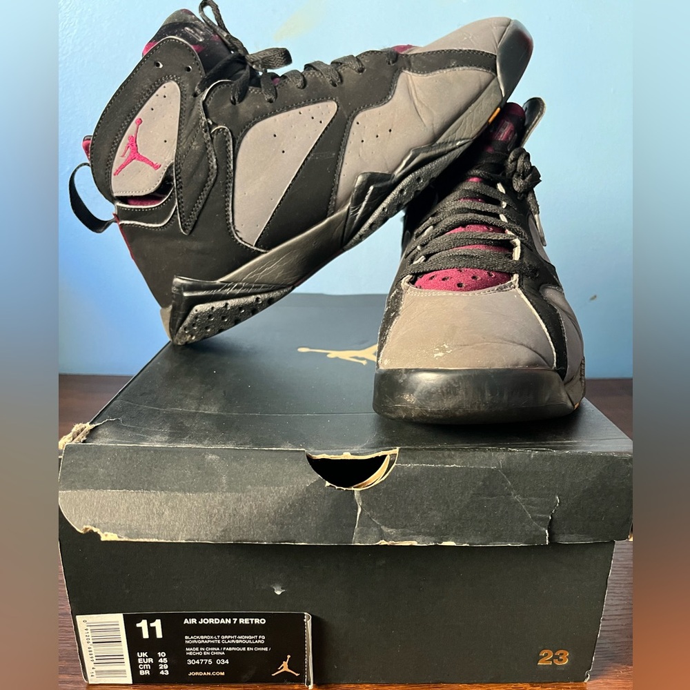 Air Jordan 7 Retro “'BORDEAUX' 2015 release Men’s size:11